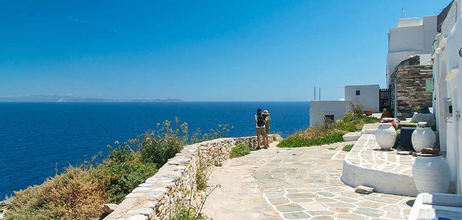 View at the Aegean sea